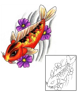 Marine Life Tattoo Marine Life tattoo | JJF-01341