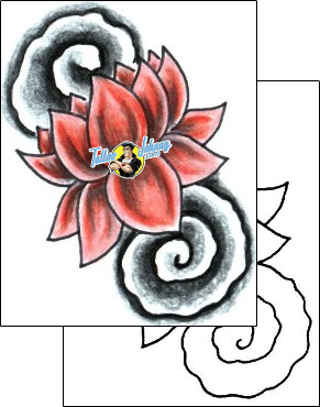 Flower Tattoo plant-life-flowers-tattoos-jennifer-james-jjf-01350