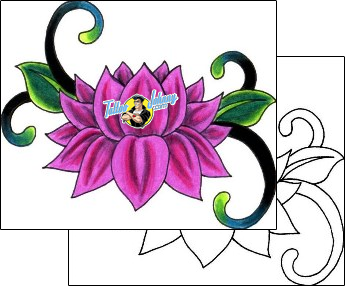 Flower Tattoo plant-life-flowers-tattoos-jennifer-james-jjf-01352
