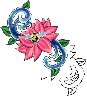 Flower Tattoo plant-life-flowers-tattoos-jennifer-james-jjf-01358