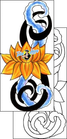 Flower Tattoo plant-life-flowers-tattoos-jennifer-james-jjf-01360