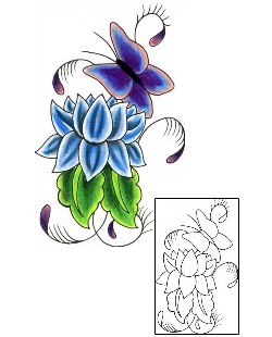 Lotus Tattoo Plant Life tattoo | JJF-01362