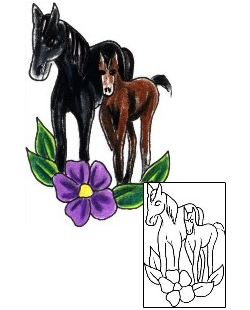 Horse Tattoo Animal tattoo | JJF-01461