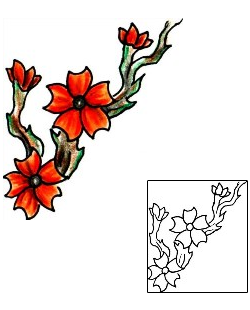 Picture of Plant Life tattoo | JJF-01493