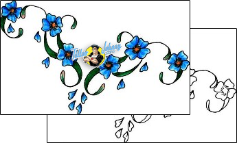 Flower Tattoo plant-life-flowers-tattoos-jennifer-james-jjf-01495