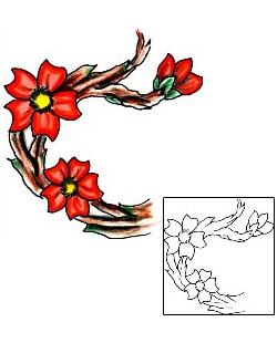 Picture of Plant Life tattoo | JJF-01502