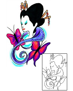 Geisha Tattoo Etsuko Geisha Tattoo