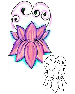 Lotus Tattoo For Women tattoo | JJF-01518