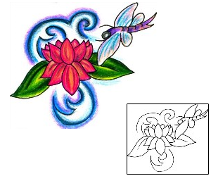 Lotus Tattoo For Women tattoo | JJF-01521