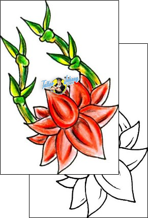 Flower Tattoo plant-life-flowers-tattoos-jennifer-james-jjf-01524