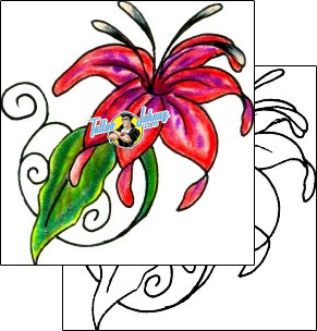 Flower Tattoo plant-life-flowers-tattoos-jennifer-james-jjf-01527