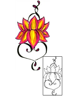 Lotus Tattoo For Women tattoo | JJF-01531
