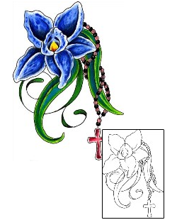 Rosary Beads Tattoo Religious & Spiritual tattoo | JJF-01560