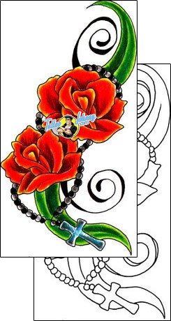 Rose Tattoo plant-life-rose-tattoos-jennifer-james-jjf-01592