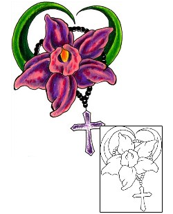 Rosary Beads Tattoo Religious & Spiritual tattoo | JJF-01596