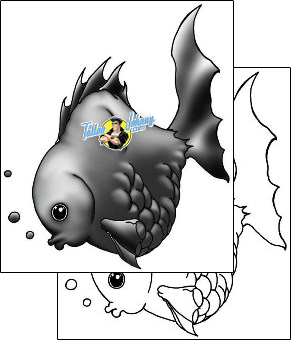 Fish Tattoo marine-life-fish-tattoos-jake-bussie-jkf-00058
