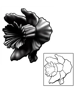 Daffodil Tattoo Plant Life tattoo | JKF-00063