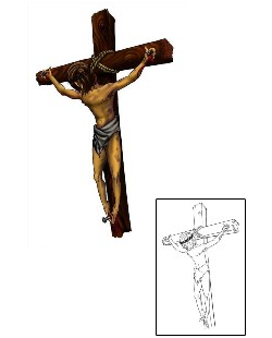 Cross Tattoo Religious & Spiritual tattoo | JKF-00079