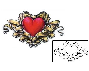 Heart Tattoo For Women tattoo | JNF-00029