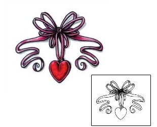 Ribbon Tattoo For Women tattoo | JNF-00031