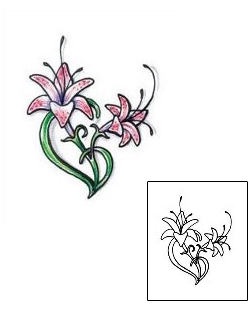 Lily Tattoo Plant Life tattoo | JNF-00042