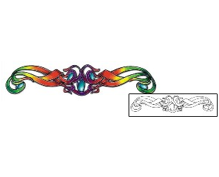 Rainbow Tattoo Specific Body Parts tattoo | JNF-00057