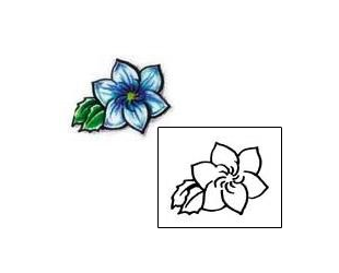 Flower Tattoo Specific Body Parts tattoo | JNF-00066