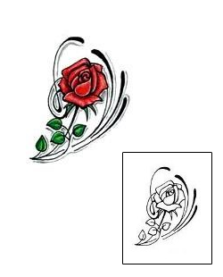 Rose Tattoo Plant Life tattoo | JNF-00069