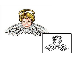 Angel Tattoo Religious & Spiritual tattoo | JNF-00081