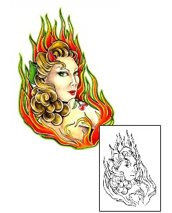 Fire – Flames Tattoo Miscellaneous tattoo | JNF-00088