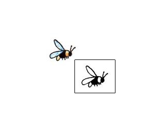 Bee Tattoo Specific Body Parts tattoo | JNF-00122