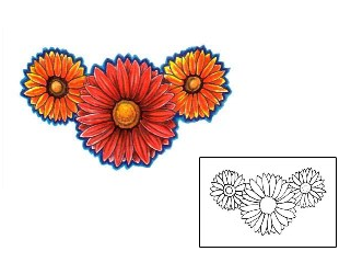 Daisy Tattoo Specific Body Parts tattoo | JNF-00142