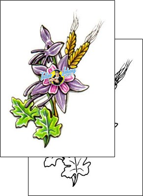 Flower Tattoo plant-life-flowers-tattoos-jen-carmean-jnf-00162
