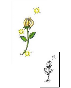 Flower Tattoo Plant Life tattoo | JNF-00177