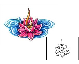 Fire – Flames Tattoo Plant Life tattoo | JNF-00186