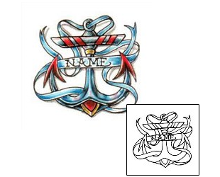 Anchor Tattoo Miscellaneous tattoo | JNF-00259