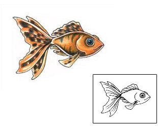 Fish Tattoo Marine Life tattoo | JNF-00269