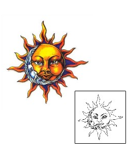 Sun Tattoo Miscellaneous tattoo | JNF-00296