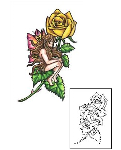 Flower Tattoo Melissia Fairy Tattoo