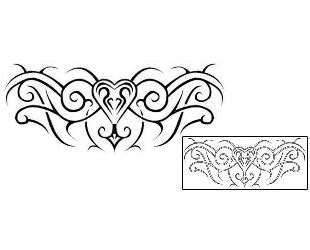 Tribal Tattoo Specific Body Parts tattoo | JOF-00049