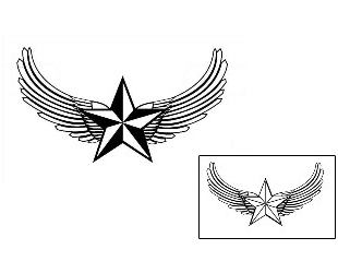 Star Tattoo Specific Body Parts tattoo | JOF-00115