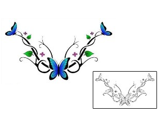 Butterfly Tattoo For Women tattoo | JOF-00240