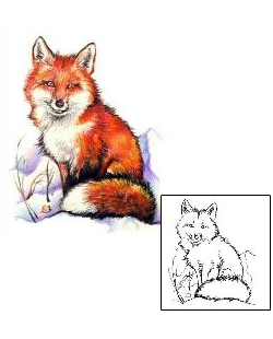 Fox Tattoo Animal tattoo | JPF-00025