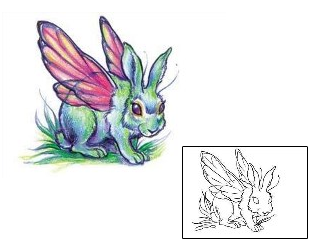 Rabbit Tattoo Christia Fairy Tattoo