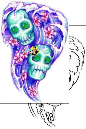 Skull Tattoo skull-tattoos-judy-parker-jpf-00029