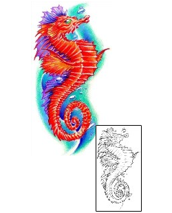 Seahorse Tattoo Tattoo Styles tattoo | JPF-00041