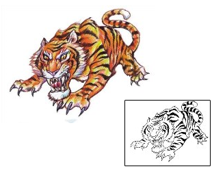 Tiger Tattoo Animal tattoo | JPF-00053