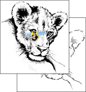Animal Tattoo mountain-lion-tattoos-judy-parker-jpf-00086