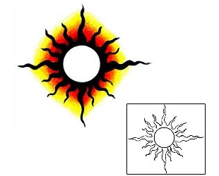 Sun Tattoo Tattoo Styles tattoo | JPF-00157