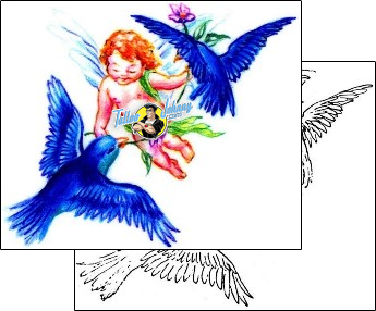 Bird Tattoo fantasy-tattoos-judy-parker-jpf-00181